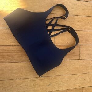 Black Lululemon Strappy Sports Bra